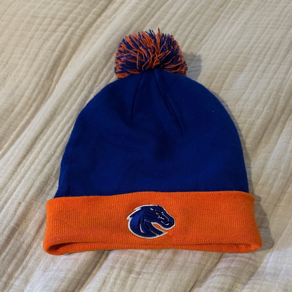 Top of the World Blue and Orange Boise State University Broncos Beanie